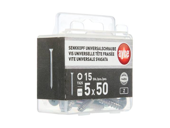 SK Universalholzschraube Inox T25 × 50 mm