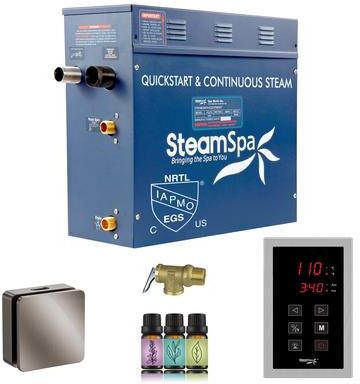 SteamSpa Oasis Series 6000-Watts Steam Generator with Continuous Steam Plus Easy Touch Pad