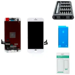 Kaputt.de iPhone 8 Display weiss - Premium-Set (Display, Apple iPhone 8), Mobilgerät Ersatzteile, Weiss
