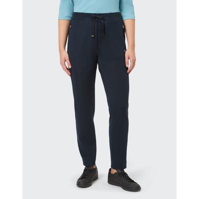 Jogginghose JOY SPORTSWEAR "D JOGGINGHOSE", Damen, Gr. 40, N-Gr, blau (night), Obermaterial: 85% Polyester, 15% Elasthan, Hosen Jogginghose, bequeme Passform, für Freizeit und Sport, sportlicher Stil