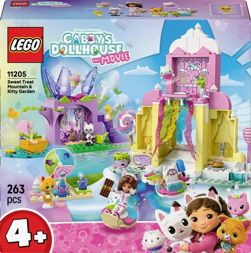 11205 LEGO Gabby's Dollhouse Zuckerguss-Gebirge und Kätzchen-Garten