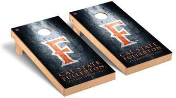 Skip's Garage Cal State Fullerton Titans Museum Cornhole Board Set