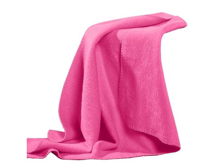 Erwin Müller Babydecke Baumwolle pink Größe 75x100 cm