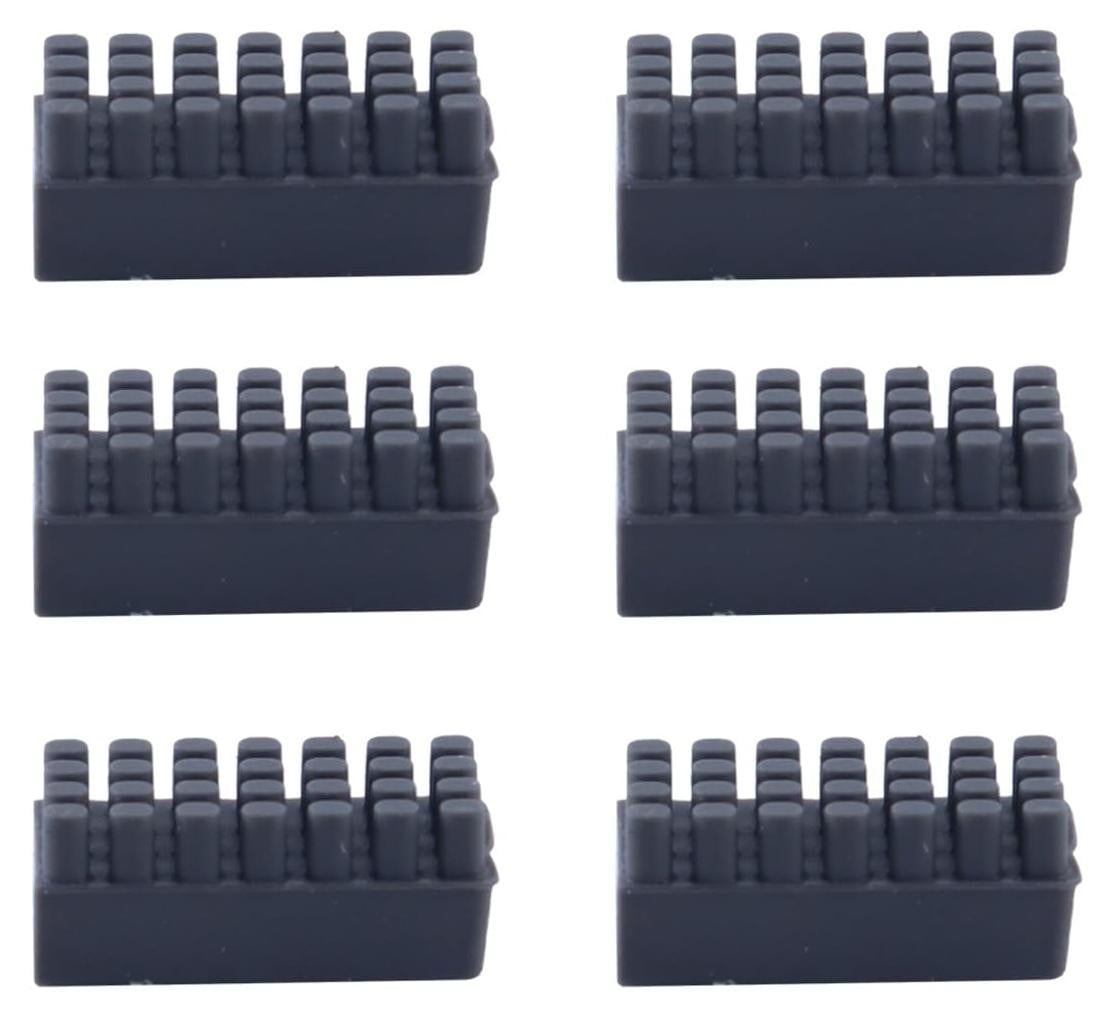 Selius 6 stuks hittebestendige siliconen nozzle reinigingsborstels voor 3D printer