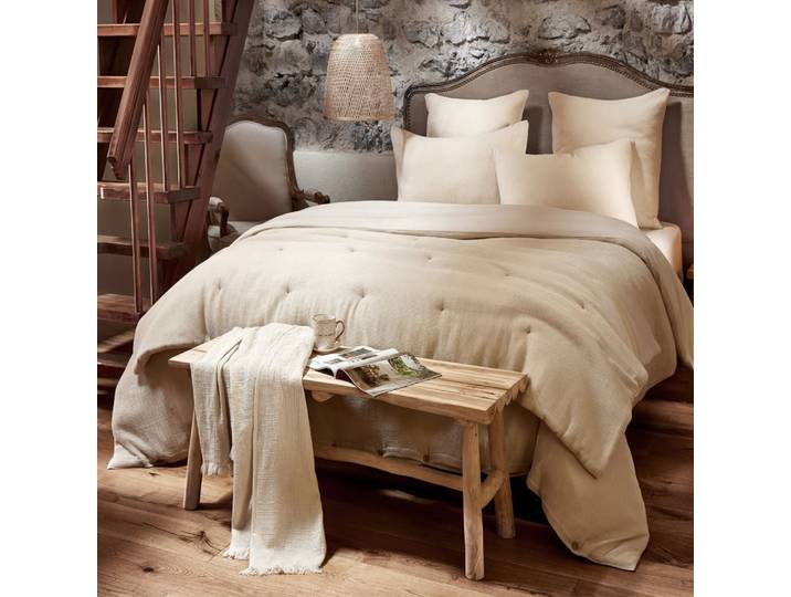Housse de couette coton uni 240x260 cm