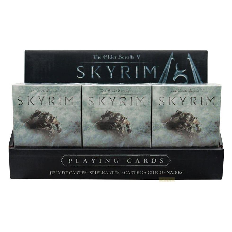 Fanattik Elder Scrolls Skyrim Spielkarten Display (12) (Deutsch, Französisch) (FNTK-B-SKY03-CDU)