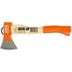 Irimo, Axt + Beil, Camping-Axt mit gebogenem Eschenstiel 400 mm 1,25 kg