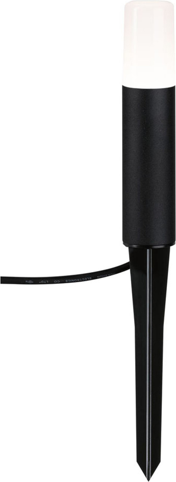 Paulmann Flarea LED tuinbollard buitenverlichting IP65 zwart aluminium 3,1W 3000K Hoogte: 20 cm