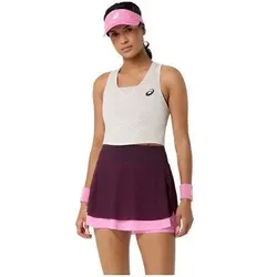 ASICS Damen T-Shirts/Tanks o.Arm Da MATCH JACQUARD CROP TOP, Größe L in Schwarz Schwarz