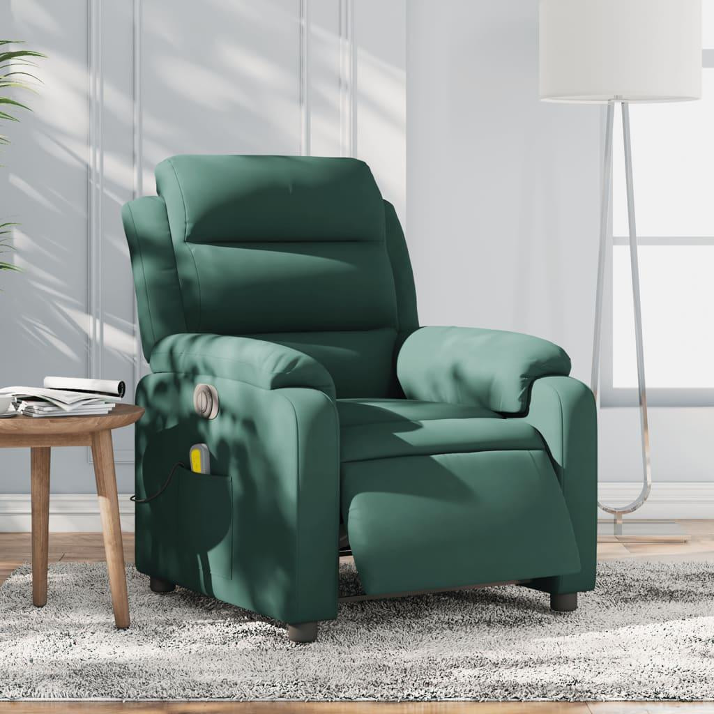 Selius Elektrisch Verstelbare Relaxfauteuil - Donkergroen