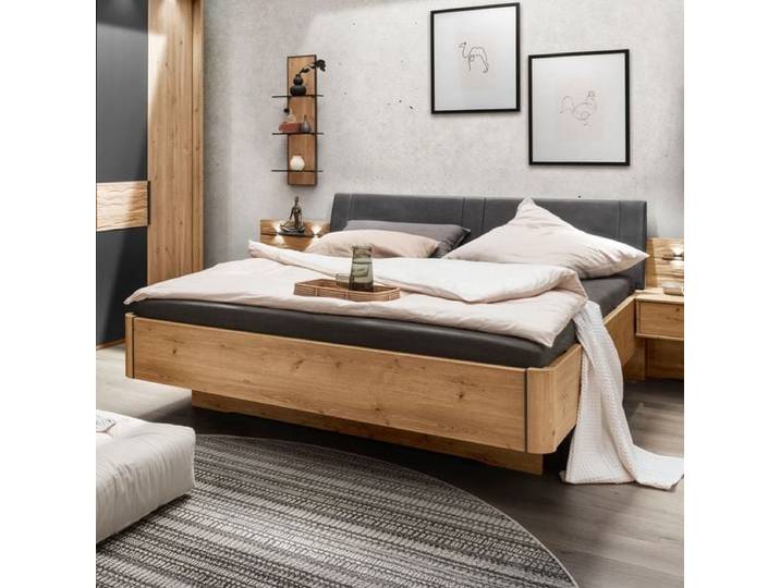 Bett Mateo Komfort Eiche Dekor 180x200cm modern, höhenverstellbar