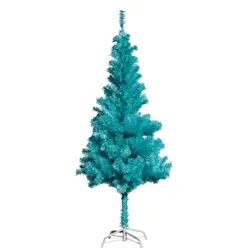 Lex Künstlicher Weihnachtsbaum inkl. Ständer Tannenbaum Christbaum türkis 150cm : 150 cm