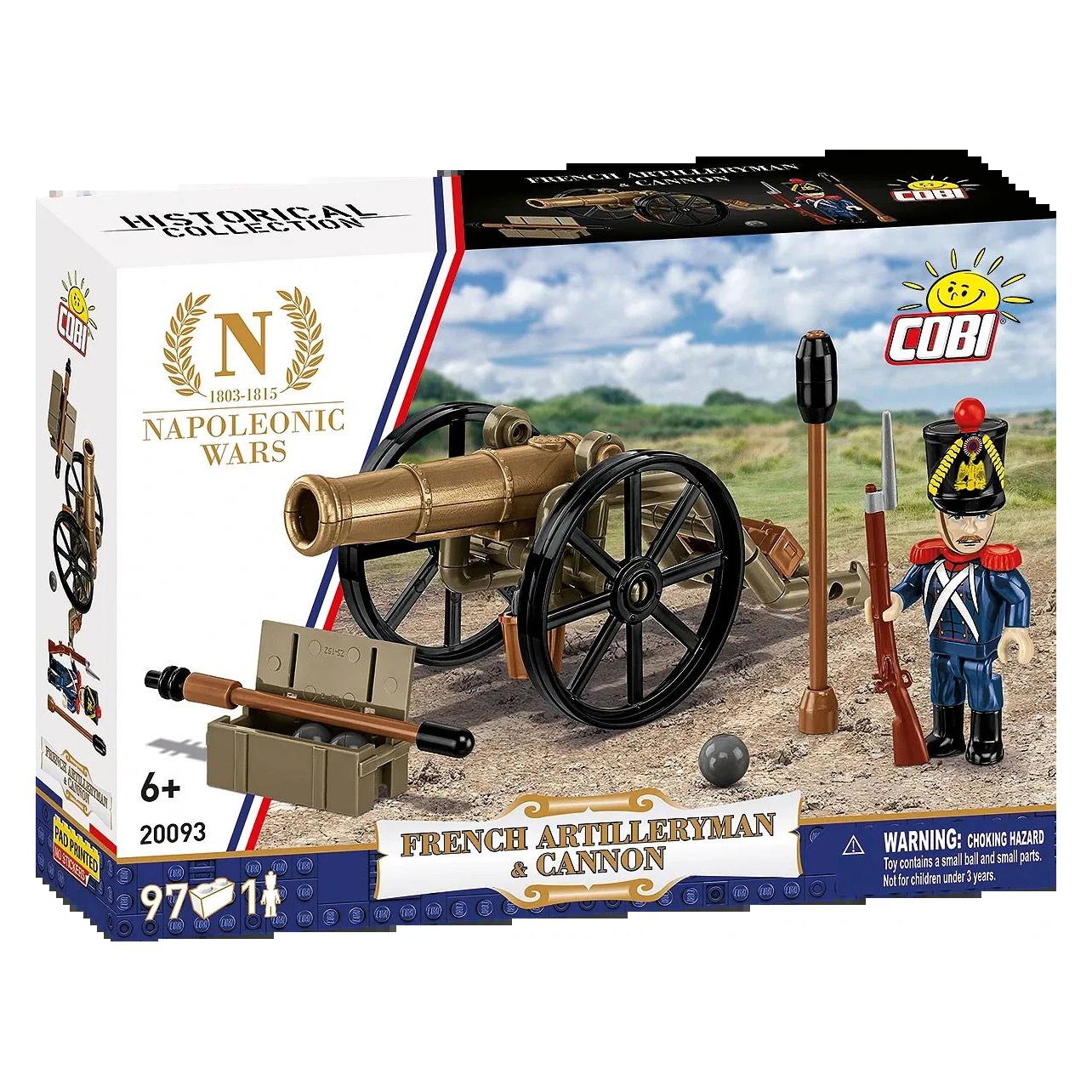 Cobi French Artilleryman & Cannon (Cobi Factory SA)
