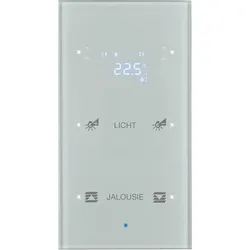 Berker Glas-Sensor mit Raumtemperatur. 75642134