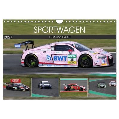 SPORTWAGEN DTM und FIA GT (Wandkalender 2027 DIN A4 quer), CALVENDO Monatskalender