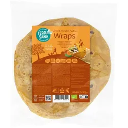 Terrasana Gemüsewraps mit Möhre und Kürbis bio