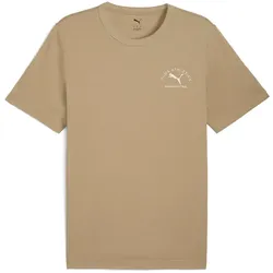 PUMA Class Graphic T-Shirt Herren 55 - ice coffee XXL