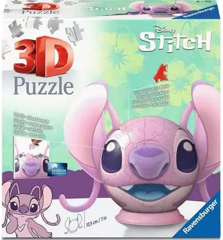 Puzzle 3D 72 pcs Angel avec oreilles Level 2/5 - Ravensburger