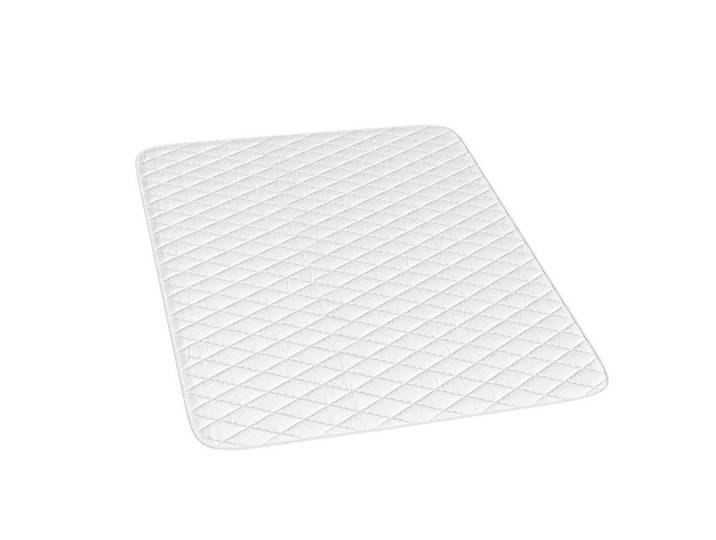 VitaliSpa Matratzenschoner Weiß 160 x 200 cm Versteppung, Textil, Rechteckig, Schlafzimmer, Matratzen, Matratzenschoner