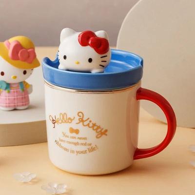 Uplifted Finds Sanrio 3D Doll Lid Ceramic Mug Cute Hello Kitty, My Melody & Cinnamoroll 320ml Coffee Cup hello Kitty