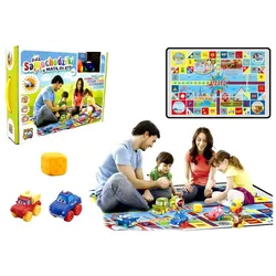 Pro Kids, Spielteppich + Spielmatte, Rennstreckenmatte + Auto (145 x 98 cm)