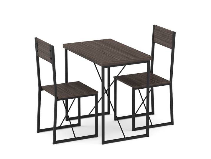 Essgruppe BENT 3-teilig braun/schwarz