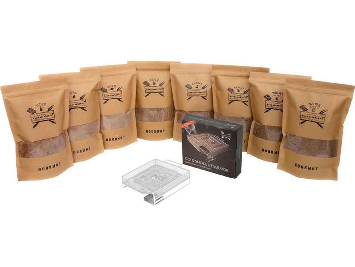 Rookmot Assortiment XXL Cold Smoke Generator BBQ Rookhout