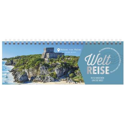 Tischquerkalender Weltreise 2027