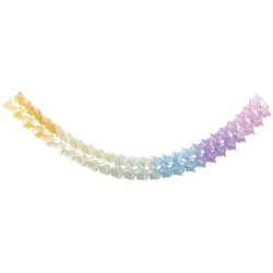 VEPATIM Girlande "Pastellfarben" aus Papier schwer entflammbar Ø14.5cm 10m