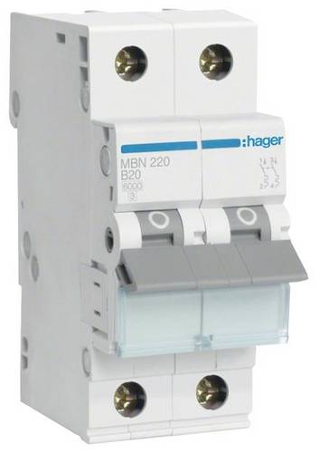 Hager MBN220 Leitungsschutzschalter 2polig 20A 400V