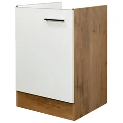 Spülenunterschrank Avila Eichefarben/Magnolie