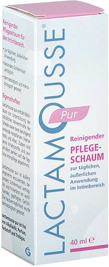 LACTAMOUSSE Pur Pflegeschaum für den Intimbereich 40ml