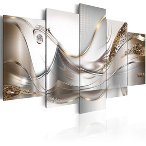 Artgeist Wandbild Golden Flight, Leinwand, mehrteilig, 200 x 100 cm