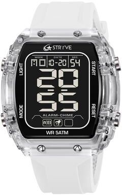 ModernMart Mens Waterproof Digital Sports Watch With Chronograph & Silicone Band 3