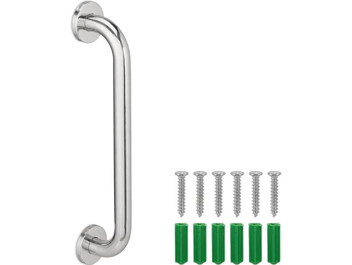 wandbeugel badkamer - douche - rvs - tot 200 kg - bad - ouderen - zilver