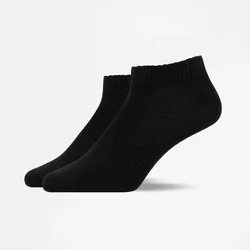 SNOCKS Quarter Socks 2er Set schwarz - 35-38