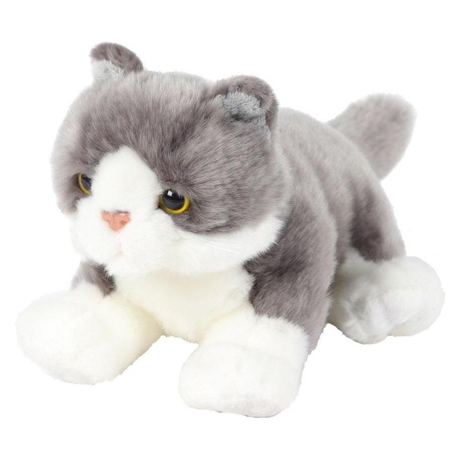 Beppe The cat's mascot lies in a gray 30 cm (30 cm) (13737)