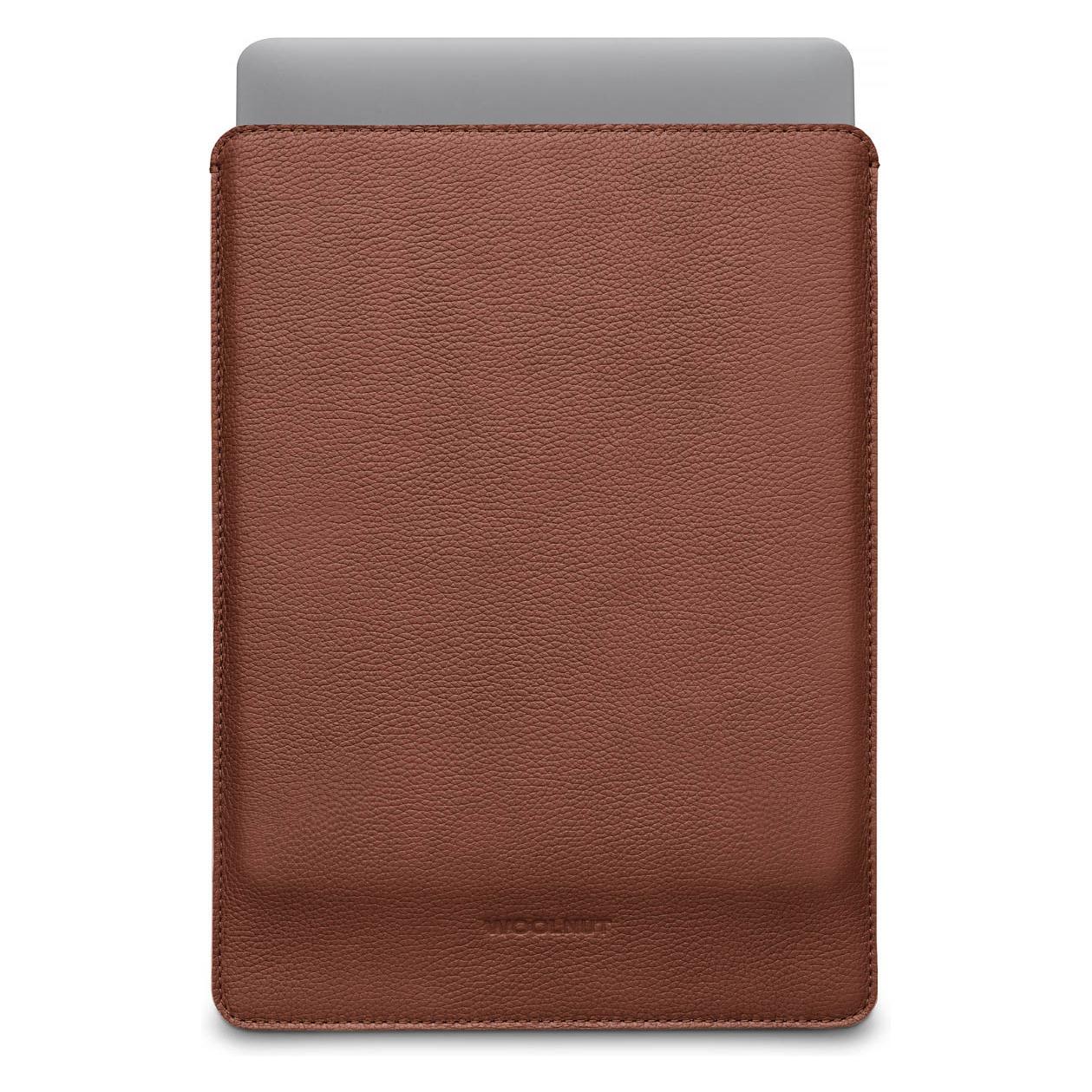 Woolnut Leather Sleeve -suojatasku 14" MacBook Pro, konjakki (14", Apple) (WN-MBP14-S-1413-CB)
