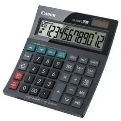 Canon AS-220RTS Wirtschaftlicher Rechner 12 Stellen Solarpanel LC-Display