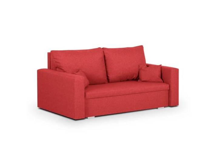 SENTO TRADE Schlaffsofa 2-Sitzer, Mondo (Rot)