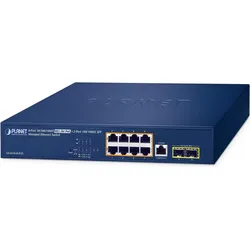 Planet IPv6/IPv4, 8-Port (8 Ports), Netzwerk Switch, Blau