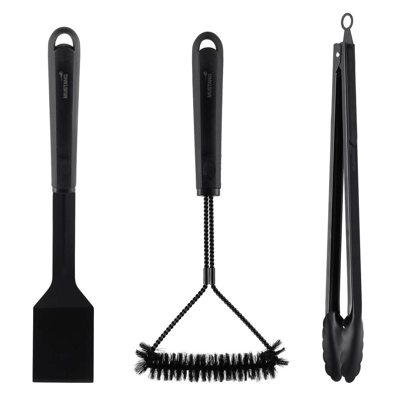 Mustang Black Line Grill Set 3-Piece (641722)