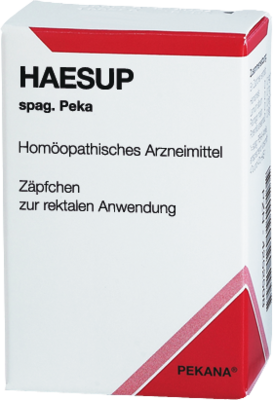 PEKANA Naturheilmittel GmbH HAESUP spag.Peka Suppositorien 10 St 03161732