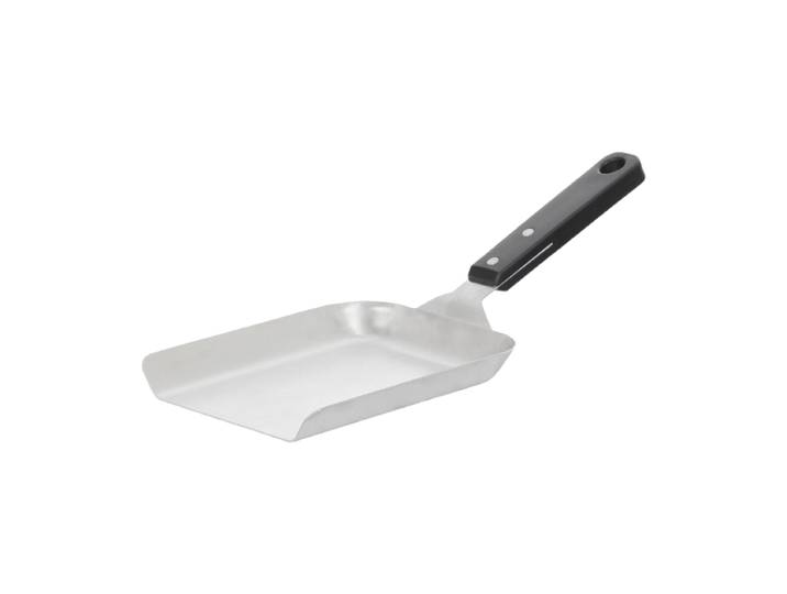 Le Marquier Grande spatule nervurée en acier inoxydable