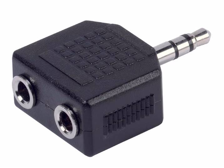 Vivanco Y - Klinke 3.5mm Adapter Audio Adapter – Audio Kabel/AUX Kabel