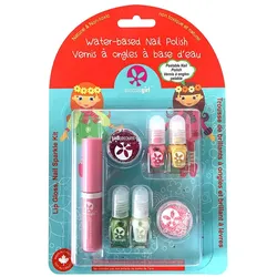 Kit: Lip Gloss, Nail Sparkle - Jingle Lingle Sparkle 4x2ml