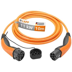 Lapp Mobility, Elektroauto Ladekabel, Ladekabel (Typ 2, 11 kW, 20 A, 10 m)