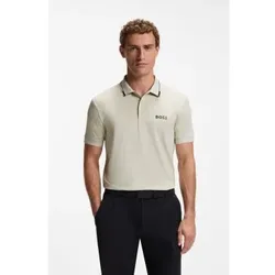 BOSS für Herren. 50506203 Polo Paul beige (S), Lässig, Baumwolle, Kurzarm