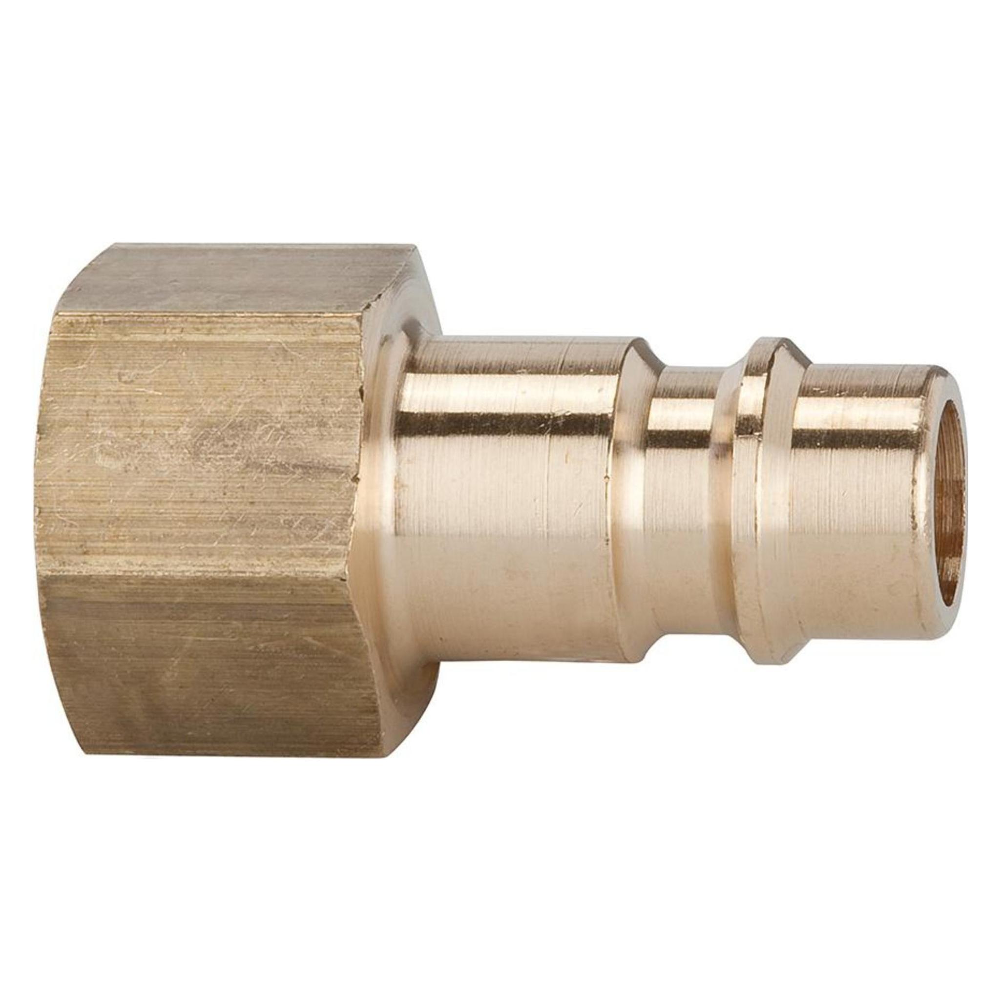 Riegler 107241 Nippel für Muffen I.D. 7,2-7,8, Messing blank, G 1/8 IT (4047322060196)