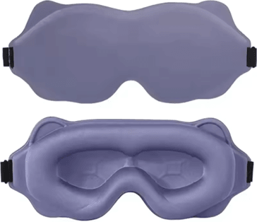 Inspire Essentials Travel 3D Sleeping Eye Mask purple